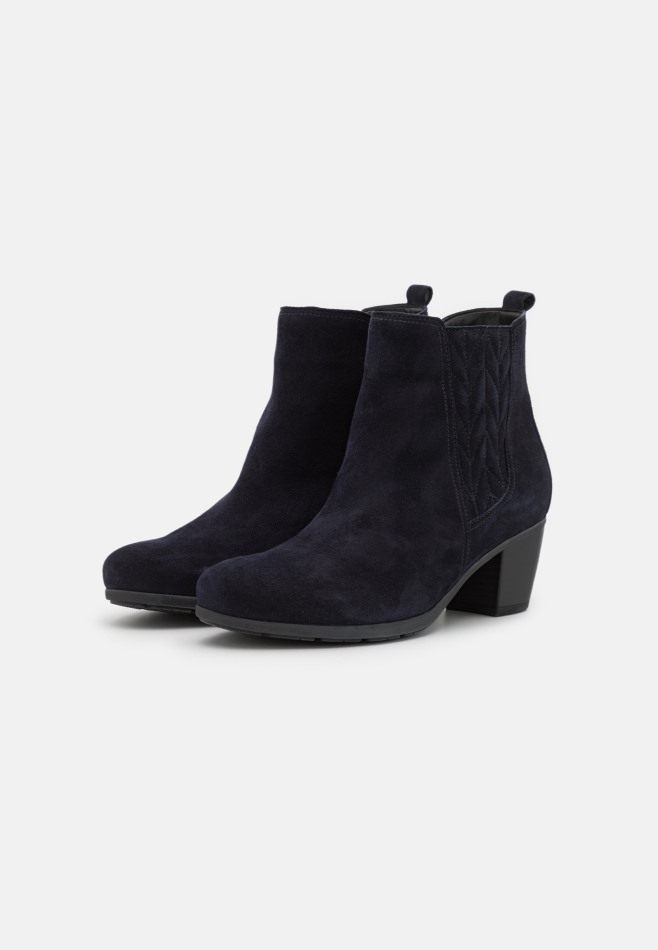 Bottines Classiques Bleu Foncé Gabor | Exclusif